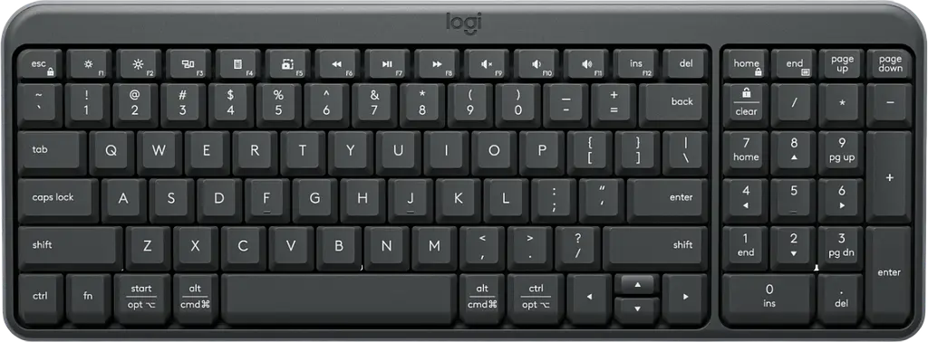 Клавіатура бездротова Logitech K250 Graphite (920-013822) - фото 4