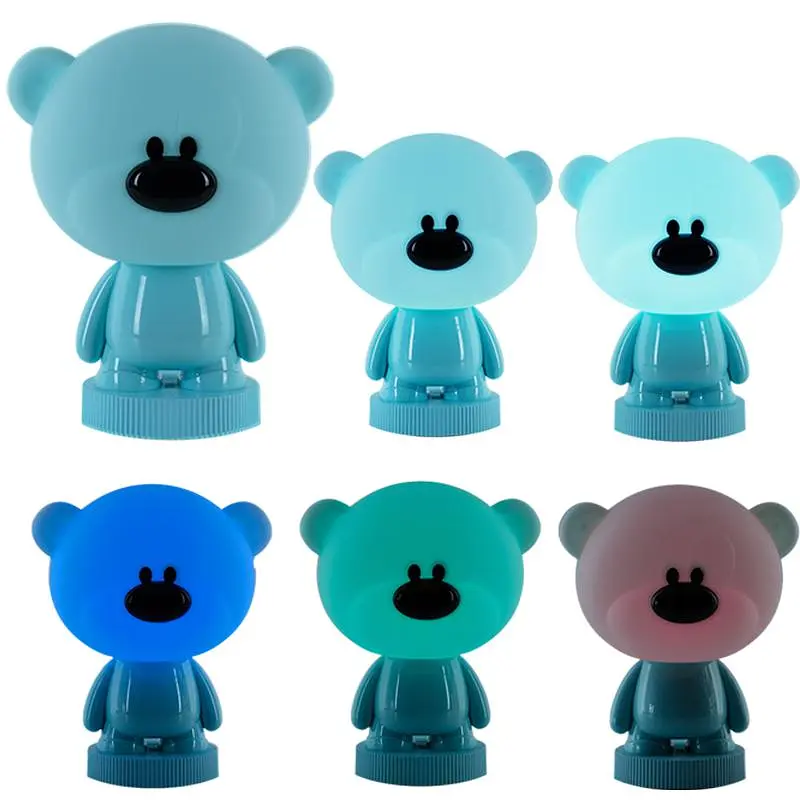 Світильник-нічник Kite LED з акумулятором Bear блакитний (K24-490-2-3) - фото 4