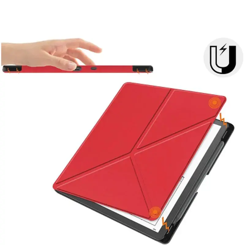 Чохол до електронної книги BeCover Ultra Slim Origami Amazon Kindle Scribe 10.2" Red (712581) - фото 7