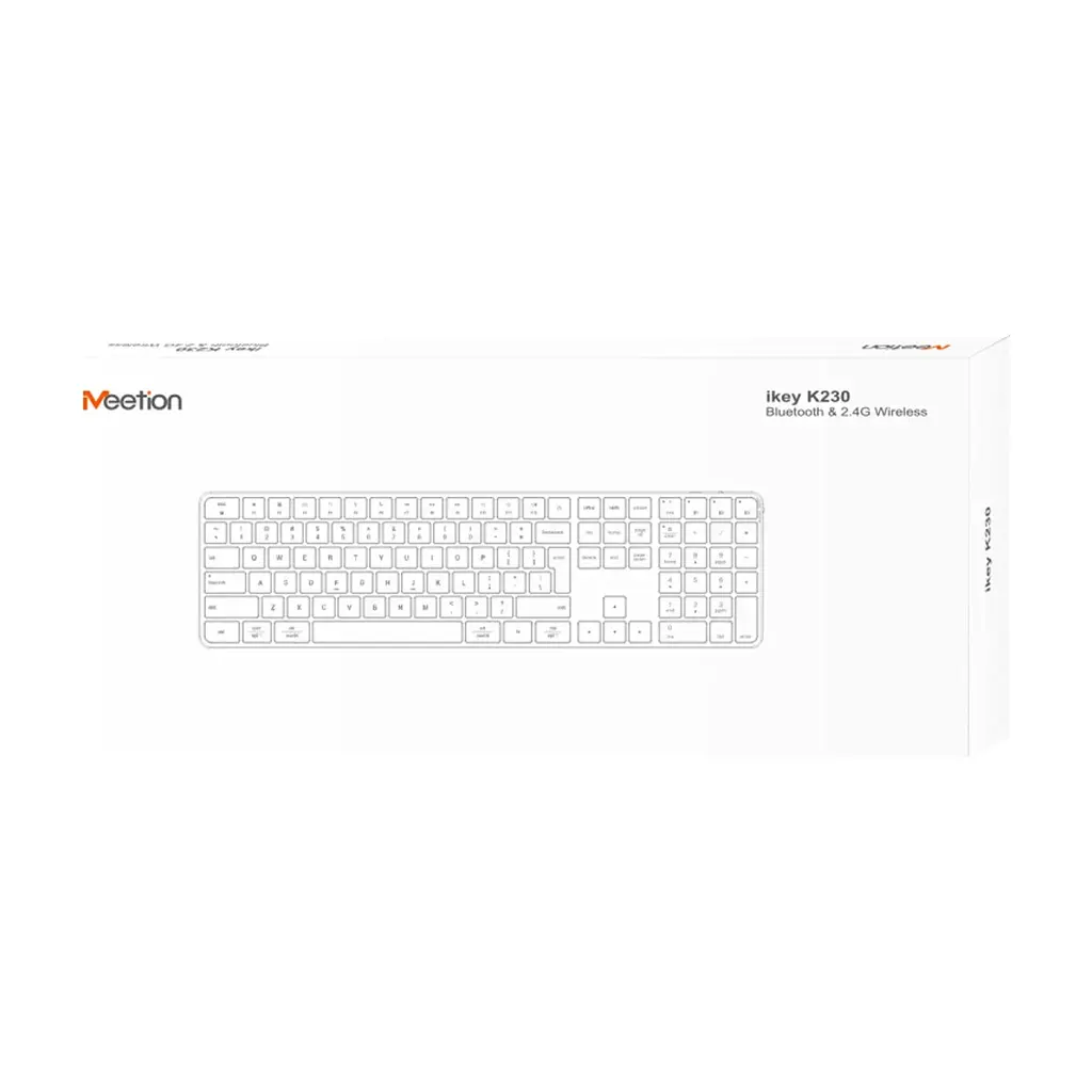Клавіатура Meetion K230 Bluetooth/Wireless Black (MT-K230MW-A-RUA) - фото 7