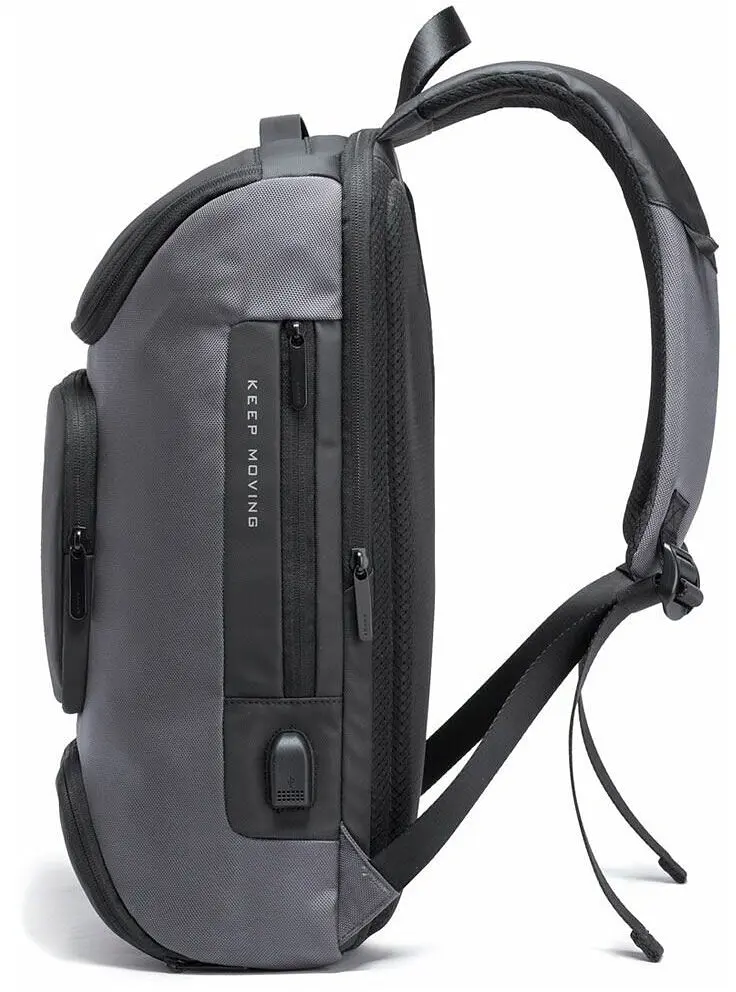 Рюкзак міський Bange BG-7078 30л ранець з відсіком для ноутбука до 15.6'' USB-роз'єм Gray (19377) - фото 6