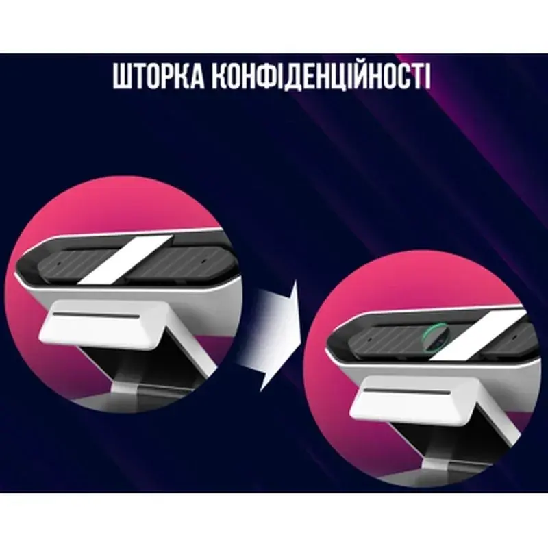 Веб-камера Lorgar Rapax 701 Streaming 2K Blue (LRG-SC701BL) - фото 10