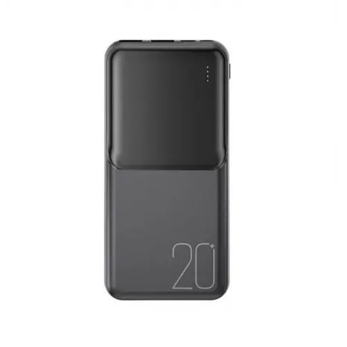Зовнішній акумулятор Power bank XO PR252 20000 mAh Чорний - фото 2