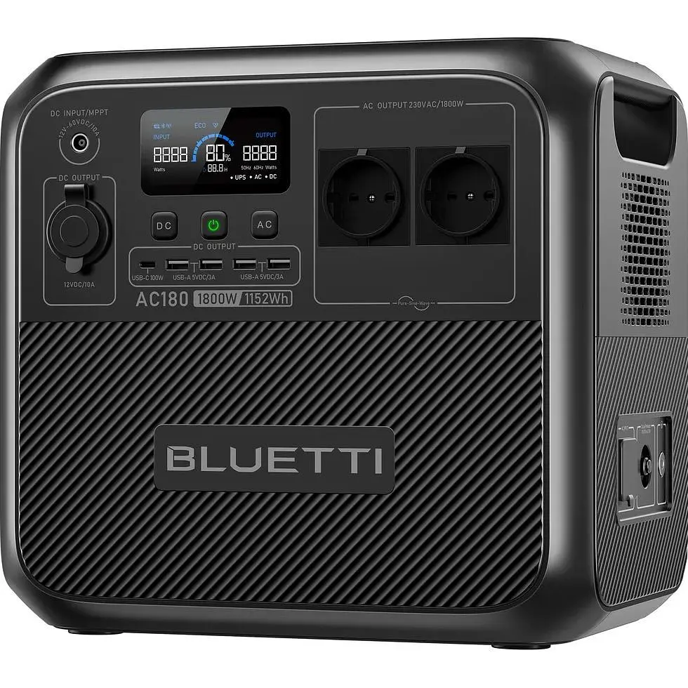 Зарядна станція BLUETTI AC180 1800W [111916] - фото 3