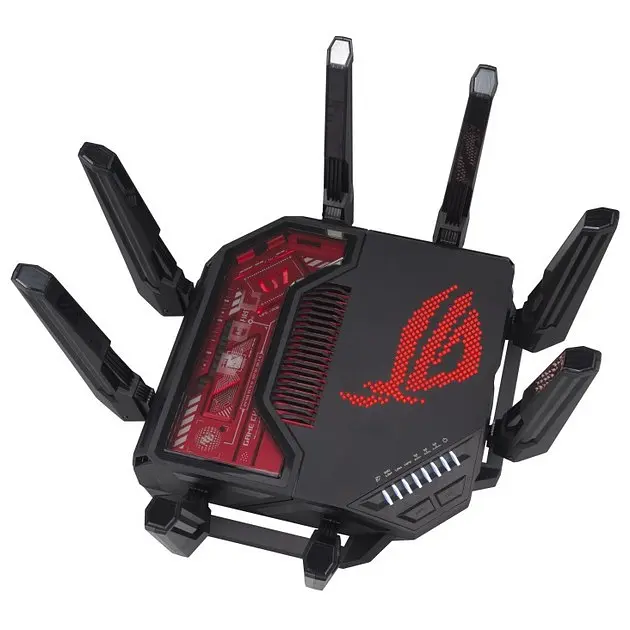 Роутер бездротовий Wi-Fi 7 Asus ROG Rapture GT-be19000 (90IG0850-MO9A0V) - фото 8