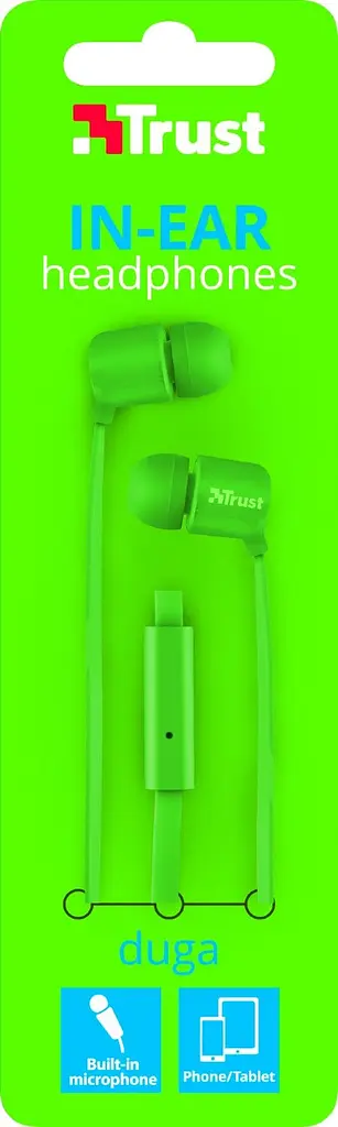 Наушники Trust Duga Mic Neon Green (22108_Trust) - фото 4