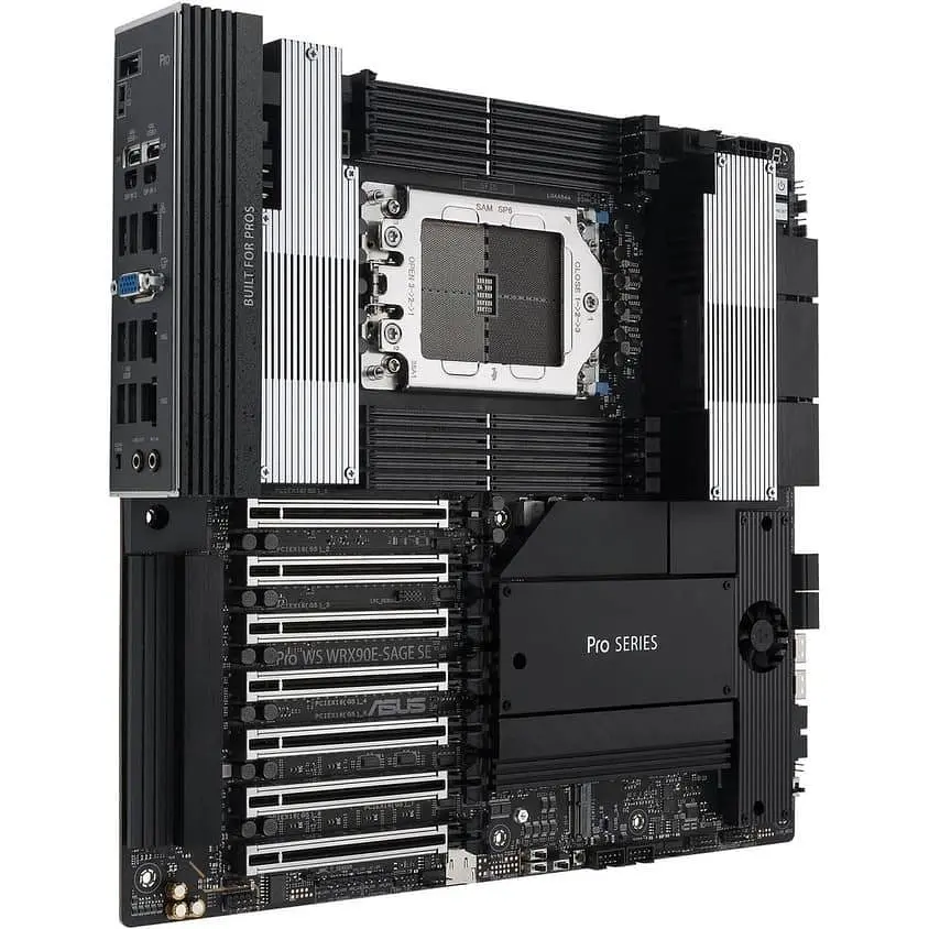 Материнська плата ASUS PRO WS WRX90E-SAGE SE (PRO WS WRX90E-SAGE SE) (Socket TR5, AMD WRX90, EEB) - фото 5