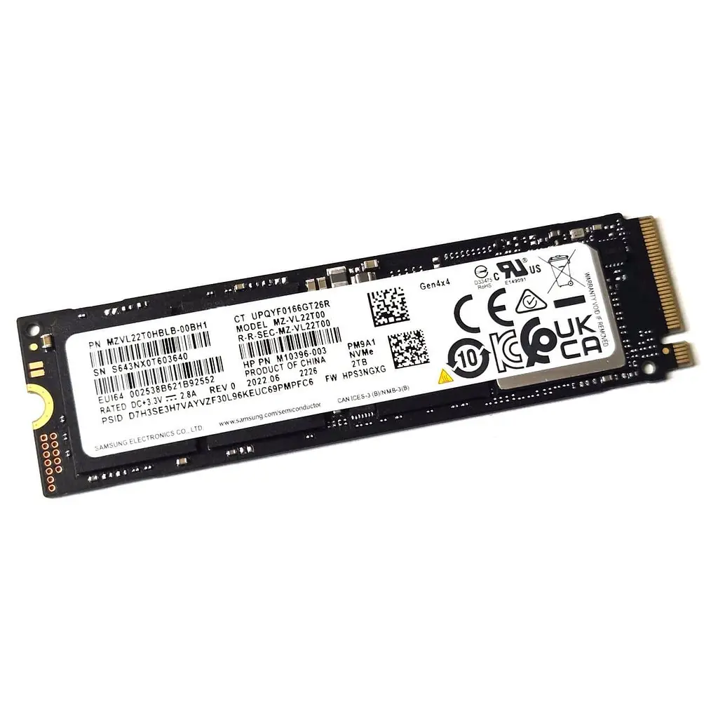 Накопичувач SSD Samsung m.2 NVMe 2TB PM9A1 (MZ-VL22T00) Б/в