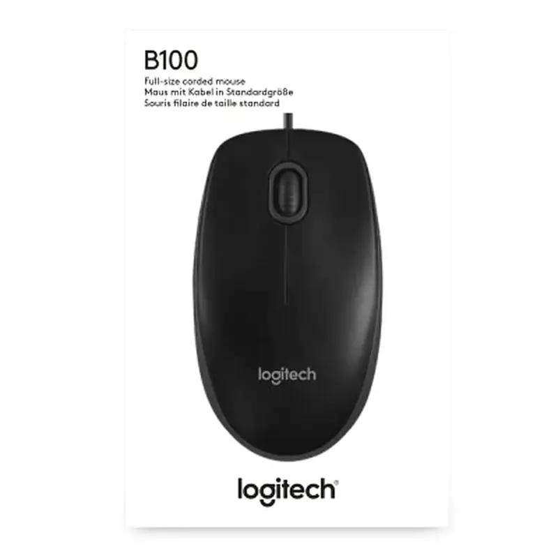 Мишка Logitech B100 Black (910-003357) - фото 7