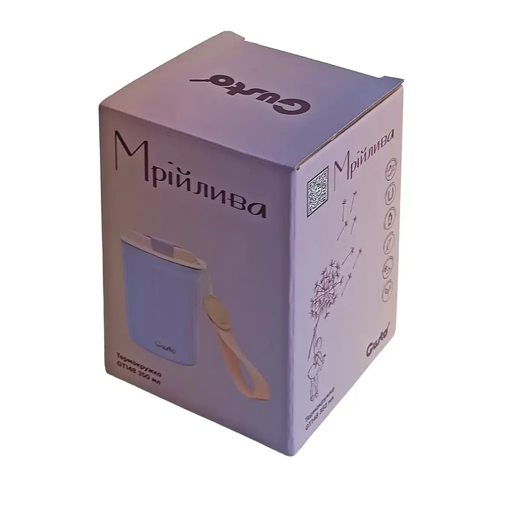 Термокухоль Gusto Мріюча GT148 350 мл фіолетова - фото 3
