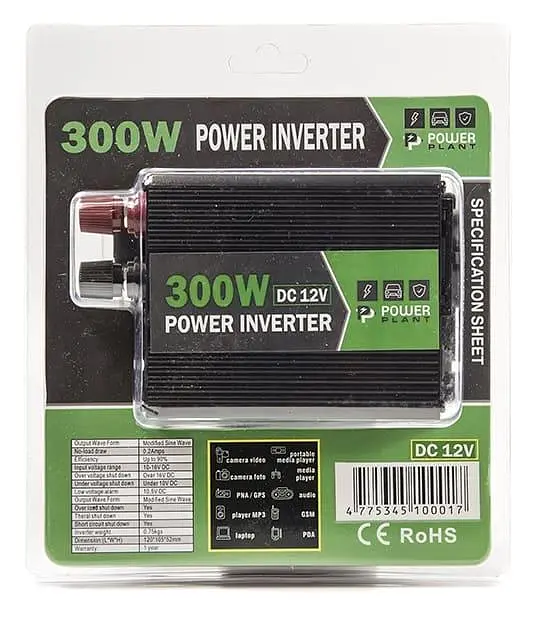Инвертор PowerPlant HYM300-122, 12V 300 Вт (KD00MS0001) - фото 7