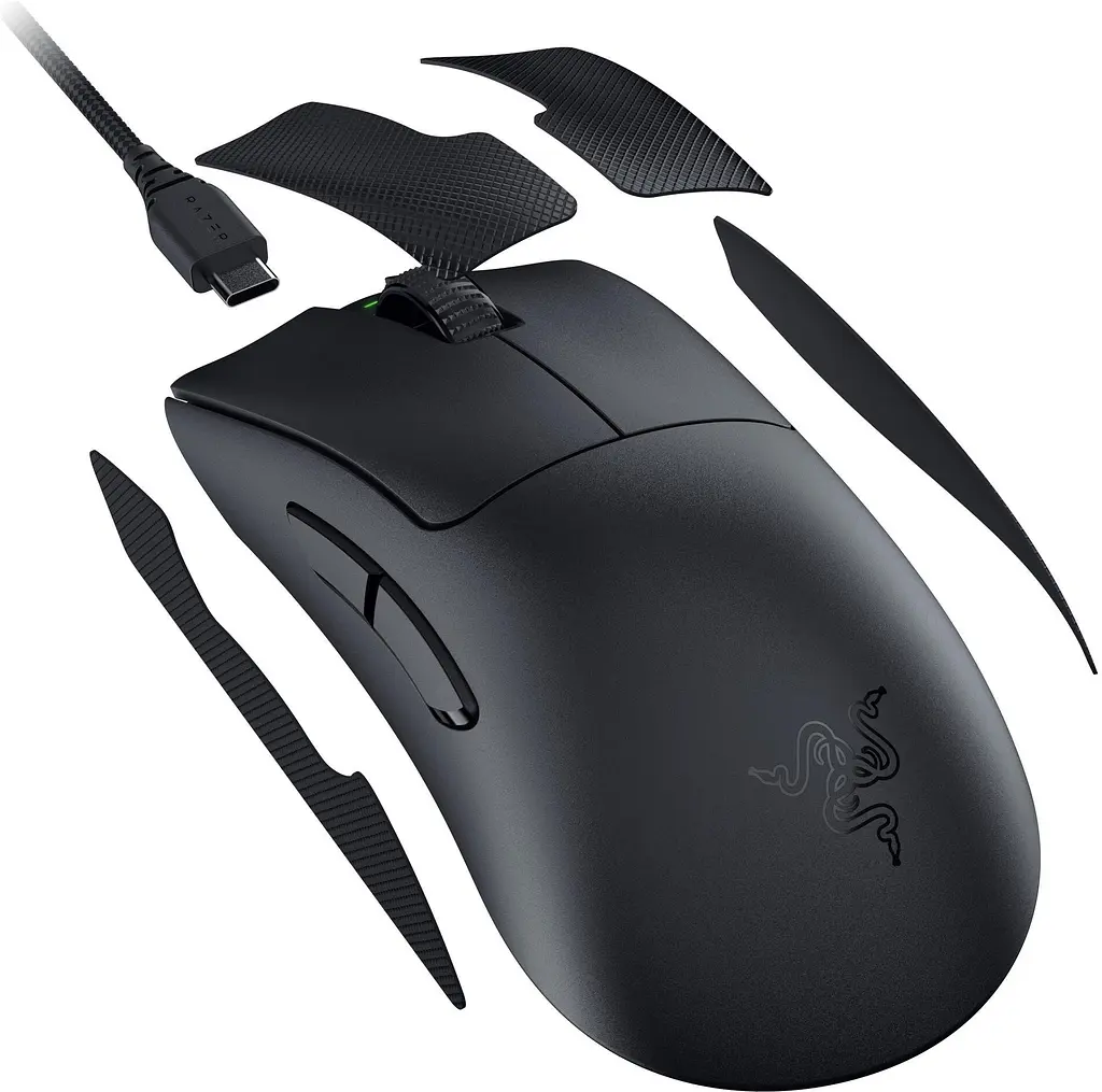 Комп'ютерна миша Razer Deathadder V3 Pro USB-A/WL/BT чорний teh0014017 - фото 5