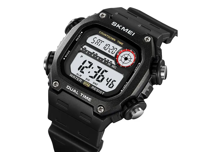 Чоловічий наручний годинник 2126BKWT Black-White Skmei acs0030250 - фото 3