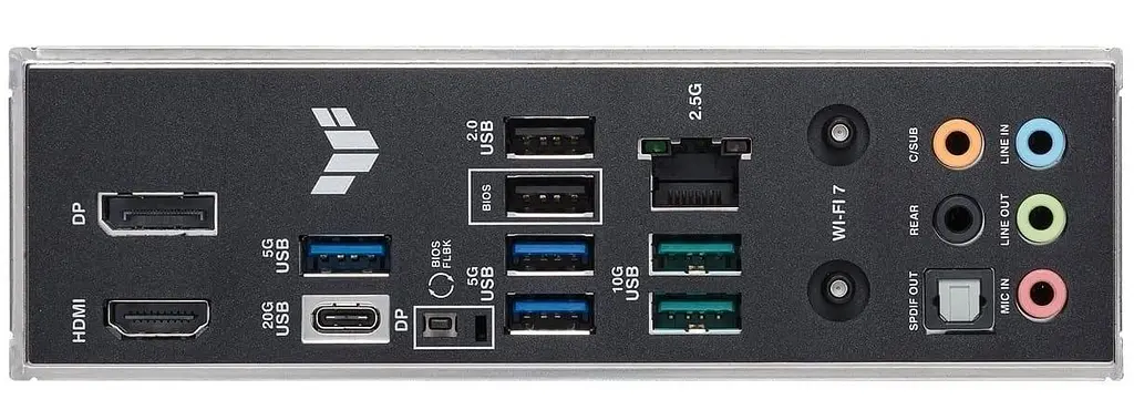 Материнська плата ASUS TUF GAMING B860-PLUS WIFI (TUF GAMING B860-PLUS WIFI) (Socket 1851, Intel B860, ATX) - фото 6