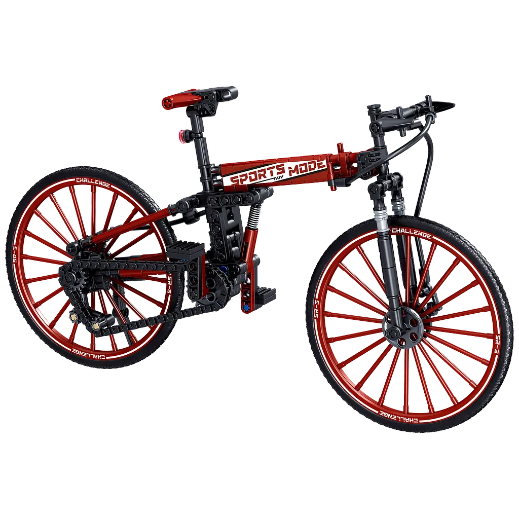 Конструктор велосипед  ZHEGAO OFF-ROAD BICYCLE спортивный офф- роад  258 деталей - фото 3