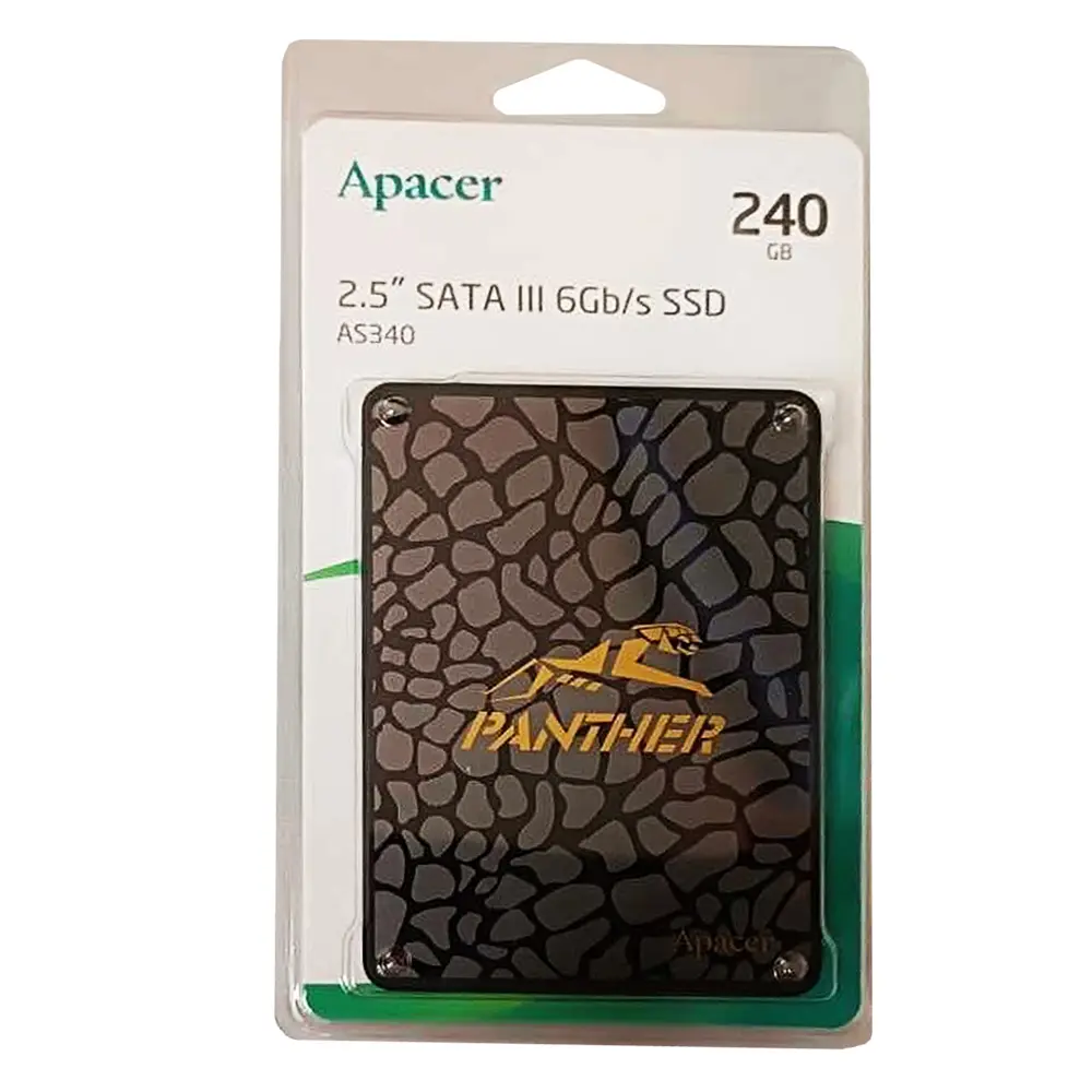 Накопичувач SSD Apacer AS340 240GB 2.5" 7mm SATAIII Standard (AP240GAS340G-1) - фото 2