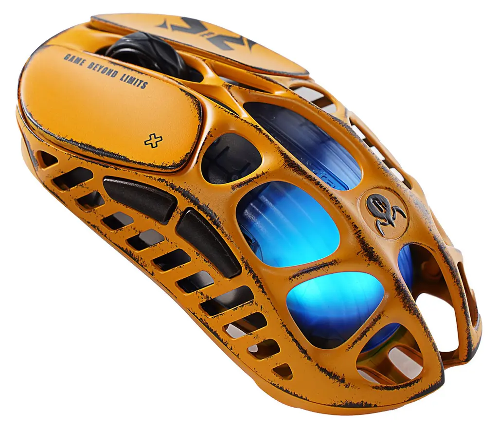 Комп'ютерна миша GravaStar Mercury X BT/WL/USB-A RGB Battle-Worn Yellow teh0024931 - фото 5