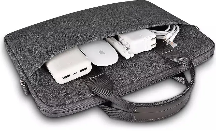 Сумка для ноутбука Wiwu Minimalist Laptop Bag 16" Black [6973218944418] [76369] - фото 4