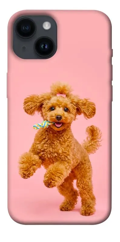 TPU чохол Demsky Happy poodle для Apple iPhone 14 (6.1")