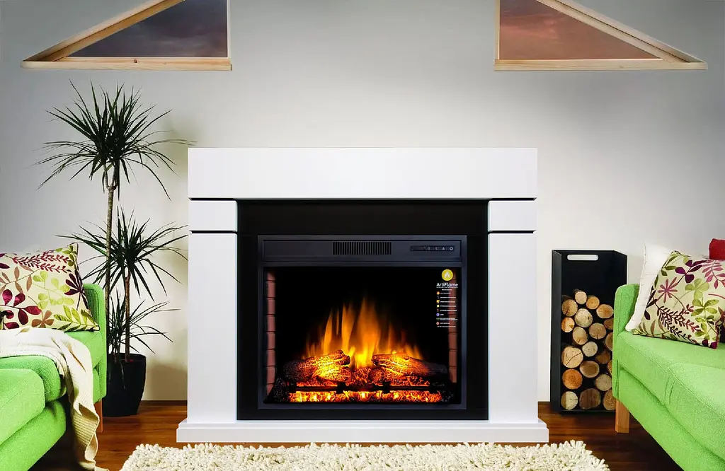 Електрокамін ArtiFlame LINDOS AF28S БІЛИЙ Б'ЯНКО - фото 3
