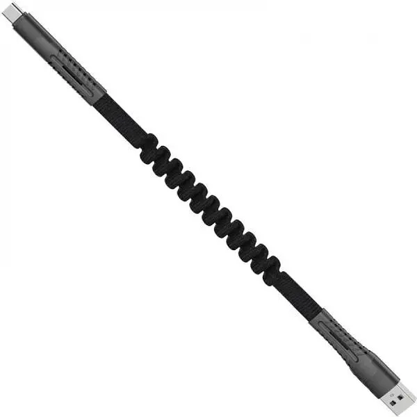 USB кабель Gelius Pro Spring Cable Type-C 2.4 А 1.2 м GP-UC101 Black - фото 3