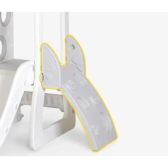 Гірка-трансформер для дітей з гойдалкою Mealux Lola (KD-B076 White / Grey) - фото 3