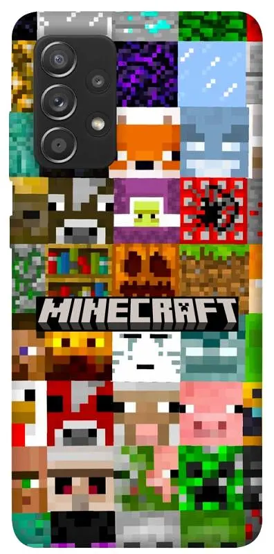 TPU чохол Demsky Minecraft collage для Samsung Galaxy A72 4G / A72 5G