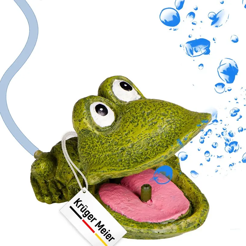 Декорація весела жаба Kruger Meier Froggy Bubble 11x8x5 см (1185) - фото 3