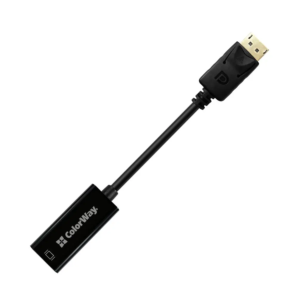 Адаптер Colorway DisplayPort - HDMI (M/F) 4K/30 Гц Black (CW-AD-DPHD) - фото 4