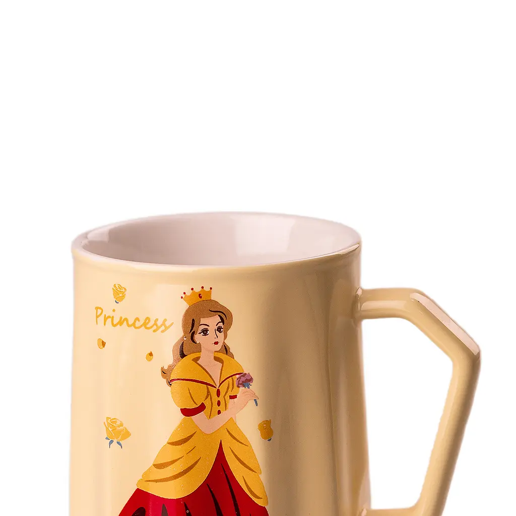 Чашка керамічна Happy Life Принцеса Дісней жовта 450 мл HPCYM0859Y - фото 2
