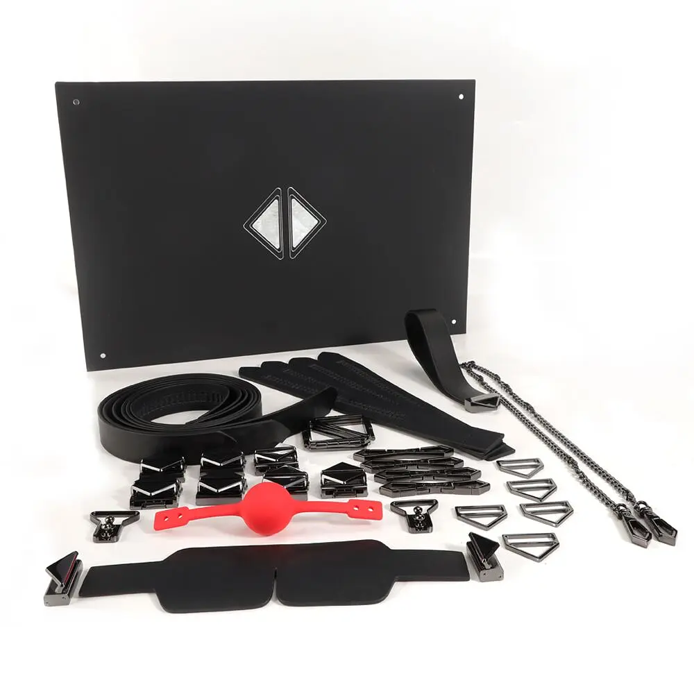 БДСМ-набір LOCKINK Bondage & Restraint Set із натуральної шкіри