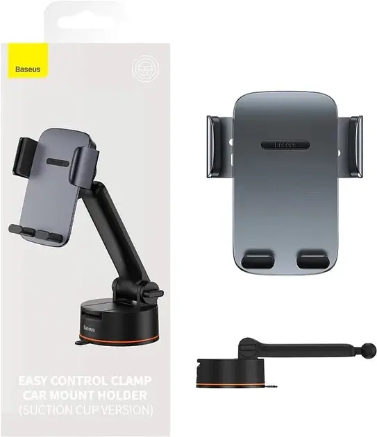 Автомобільний тримач холдер Baseus Easy Control Clamp Car Mount Holder Pro SUYK020014 Tarnish - фото 7