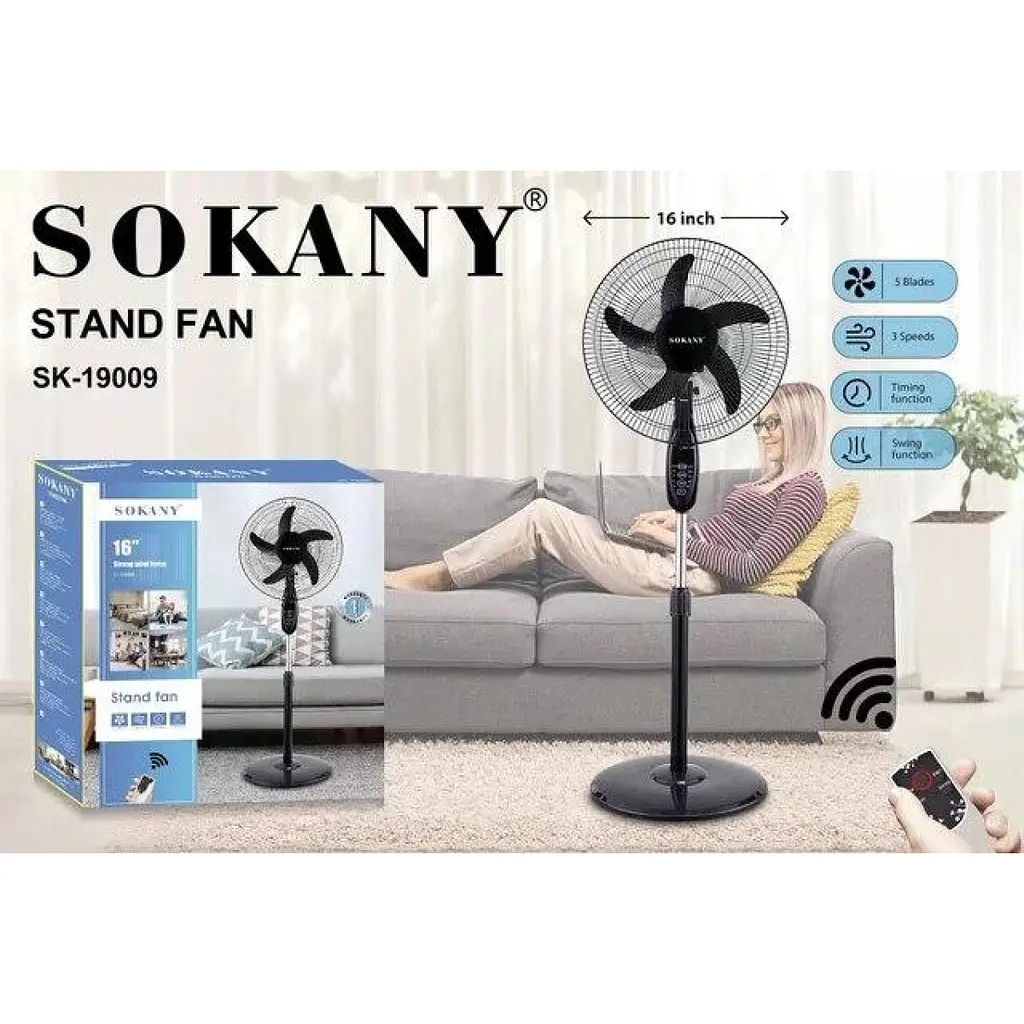 Вентилятор Sokany SK-19009 - фото 2