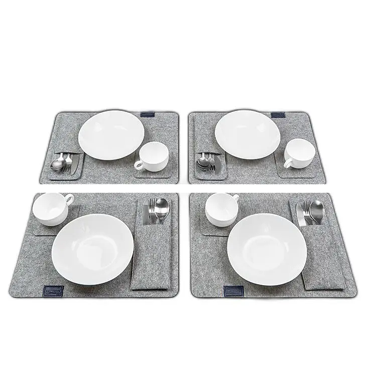 Набор для сервировки стола на 4 персоны синий - фото 6