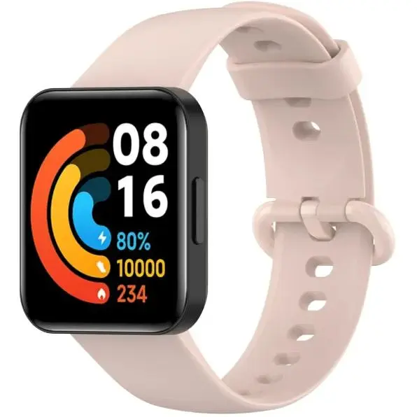 Ремешок DK CDK Silicone Sport Band Classic для Xiaomi Poco Watch (013576) (pink sand) - фото 2