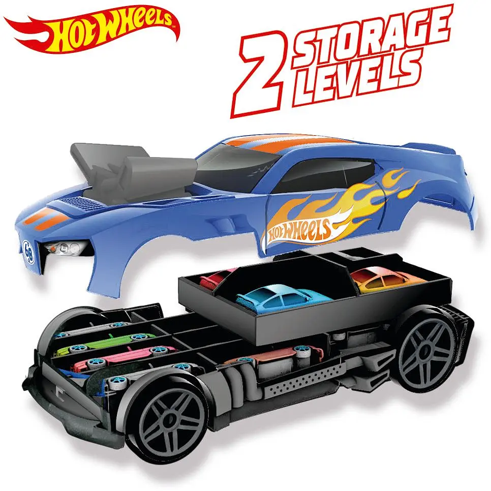Гоночний автомобіль-гараж Hot Wheels 2 в 1 (HWCC15) - фото 4