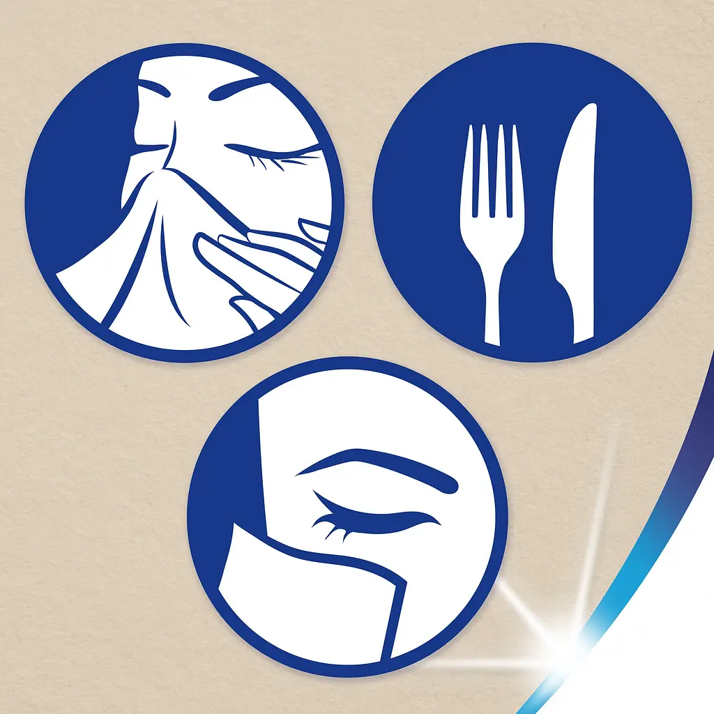 Серветки чотиришарові Zewa Softis Natural Soft 80 шт. (870032) - фото 7