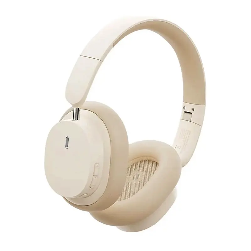 Бездротові накладні навушники Baseus Bowie D05 Wireless Headphones Creamy-white (NGTD020202) - фото 3