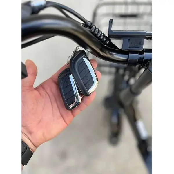 Електровелосипед Minako U20" 800W 48V 18Ah + сидіння/багажник чорний - фото 6