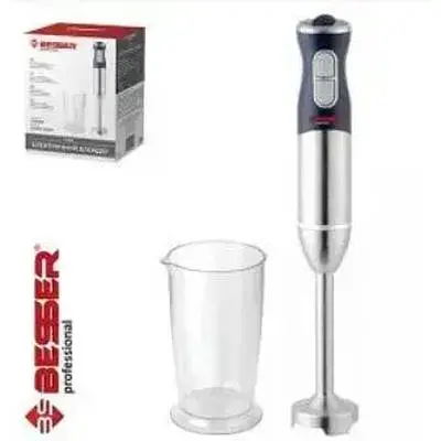 Блендер Besser 10352 1000 W измельчитель steel многофункциональный погружной - фото 2