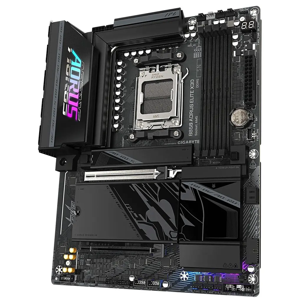 Материнська плата GIGABYTE B850 AORUS ELITE X3D (B850 AORUS ELITE X3D) (Socket AM5, AMD B850, ATX) - фото 2