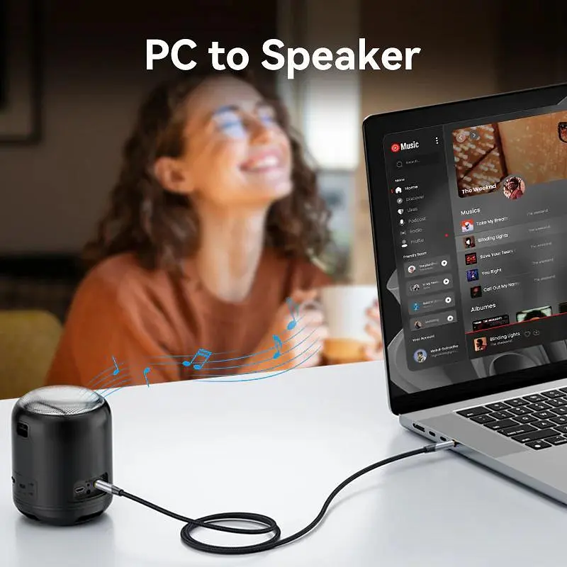 Кабель Vention 3.5mm Male to 2.5mm Male 5m Black (BKFHJ) - фото 8