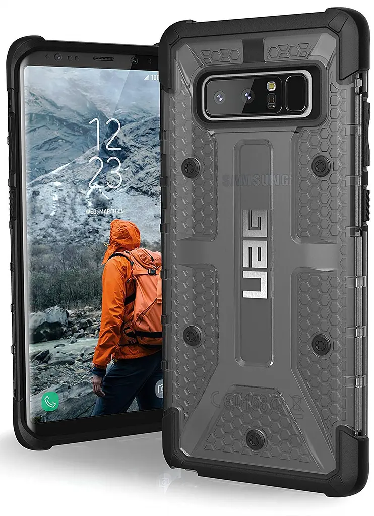 Чохол прозорий протиударний UAG Plasma NOTE8-L-AS Original для Samsung Galaxy Note 8 Ash