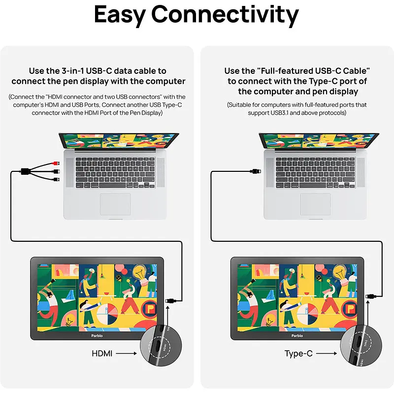 Графічний монітор Parblo Coast 16 Pro Gen2 - фото 5