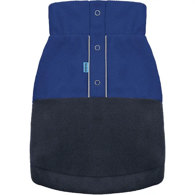 Кофта для собак Barksi Textile флисовая M васильковая с темно-синим - фото 3