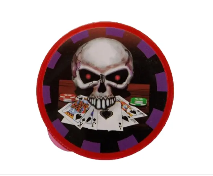 Гриндер для подрібнення тютюну HL-176 Череп Red (17454) - фото 2