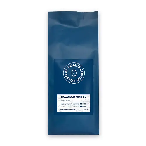 Кава в зернах Romus Coffee Roastery Balanced Coffee 1 кг (103308)