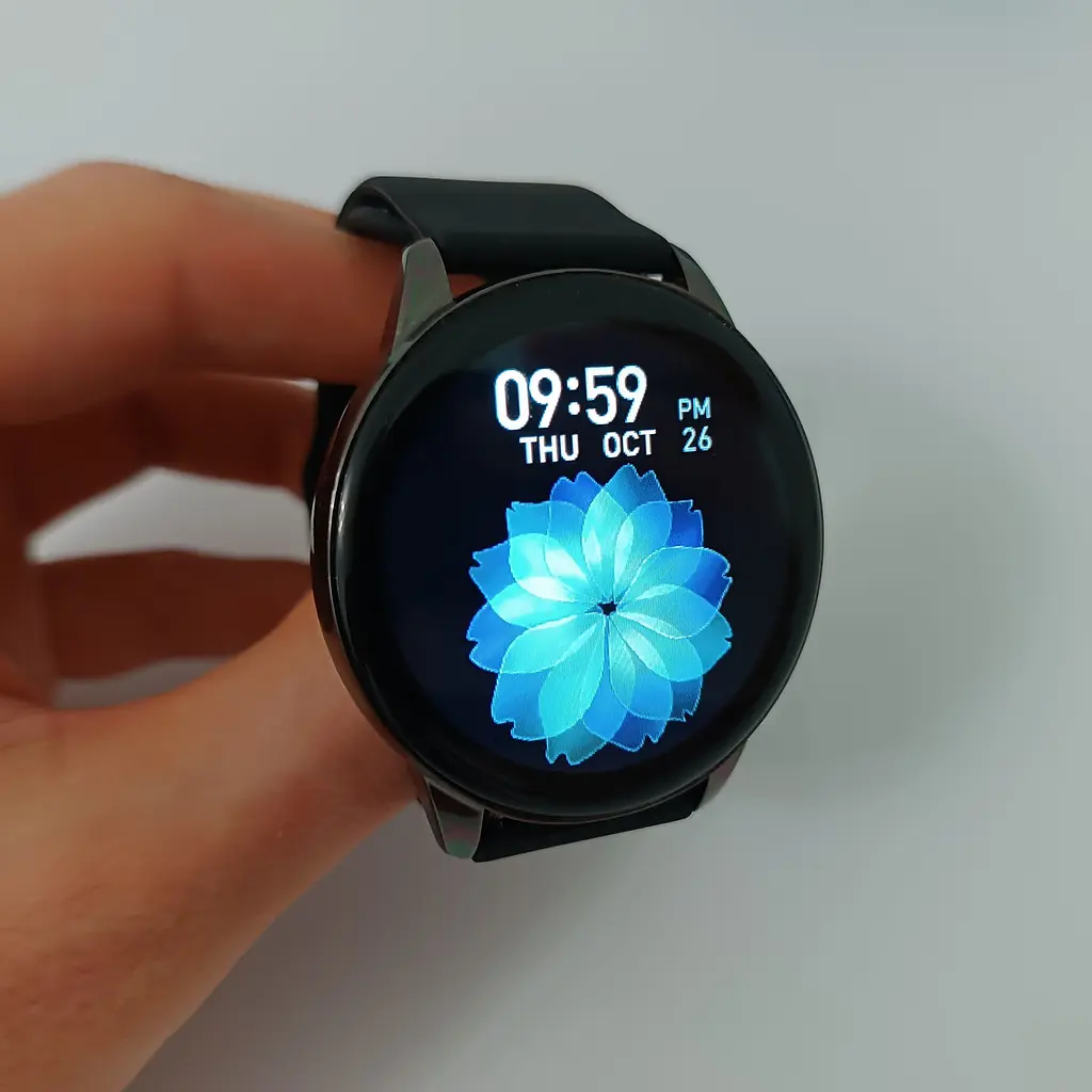 Смарт годинник T2 Pro Active 2 Bluetooth, встановлення свого фону, прийняття/здійснення дзвінків Чорний - фото 9