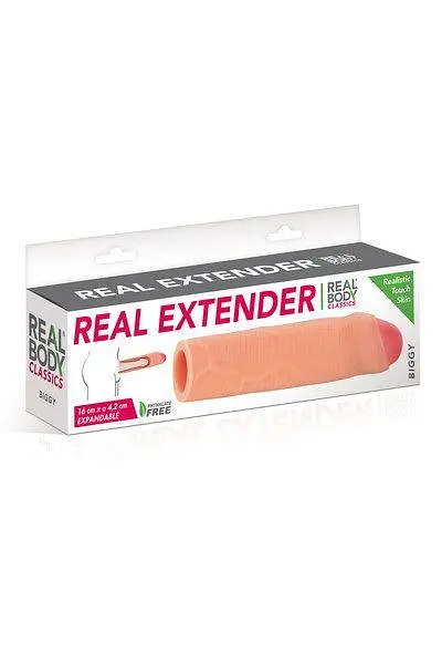 Насадка на член Real Body Real Extender Biggy с закрытой головкой - фото 3