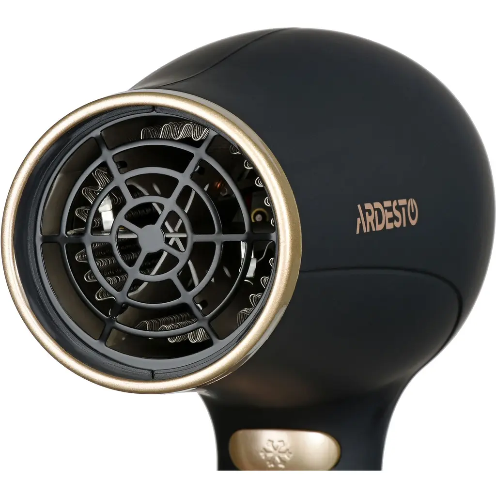 Фен Ardesto HD-522, черный с золотистым (HD-522) - фото 3